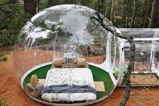 白鹭湖管理区球形帐篷
